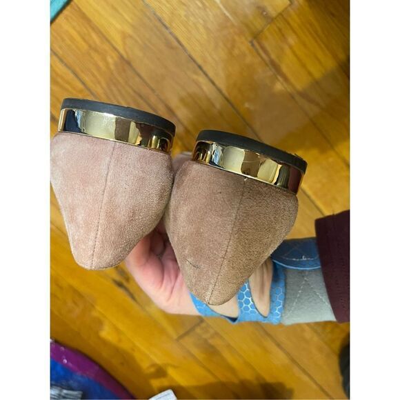 EUC Blush Pink Suede Loafers 9 - Picture 5 of 8